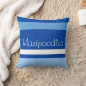MAZIPOODLES ストライプスパゲッティ 105 名前 クッション (ブランケット)
