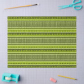 MAZIPOODLES ストライプ リブ編み パターン 004 B 薄葉紙 (クラフト)