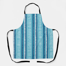 MAZIPOODLES ストライプ リブ編み パターン 088 B エプロン
