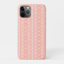 MAZIPOODLES フローラル ストライプ リブ編み ニット 202 iPhone 11 PROケース