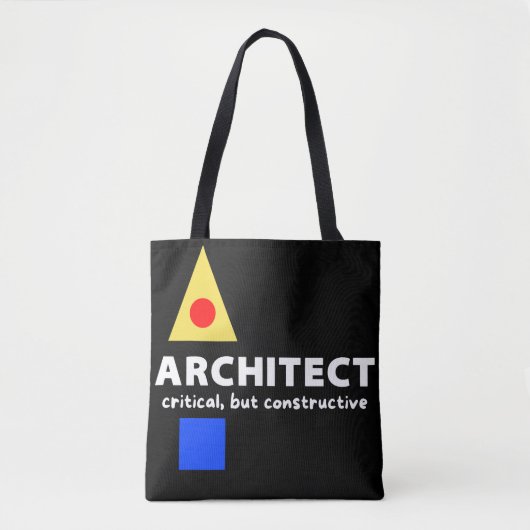 Mazipoodles Architect Critical トートバッグ (正面)