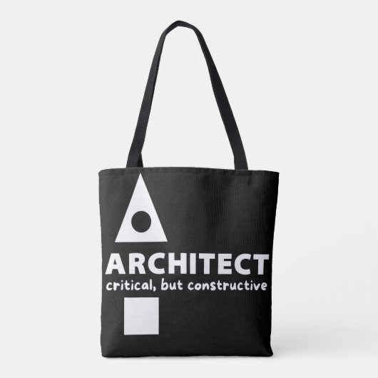Mazipoodles Architect Critical トートバッグ (裏面)