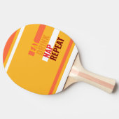 MAZIPOODLES Eat Drink Nap Repeat Orange 卓球ラケット (横)