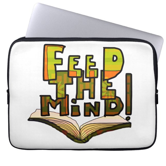MAZIPOODLES Feed The Mind 006 ラップトップスリーブ (正面)