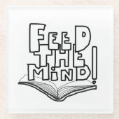 MAZIPOODLES Feed The Mind 077  ガラスコースター (正面)