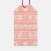 MAZIPOODLES Floral Striped Ribbed Knitting 202 ギフトタグ (裏面)