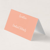 MAZIPOODLES Floral Striped Ribbed Knitting Name 名刺 (裏面)