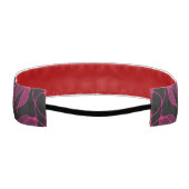 Mazipoodles Neuro Art – マゼンタブラック アスレチックヘッドバンド (裏面)