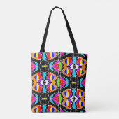 Mazipoodles Neuro Art - Rainbow 1 トートバッグ (裏面)