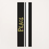 MAZIPOODLES Peace Olive Green ヨガマット (正面)