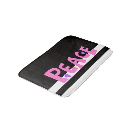 MAZIPOODLES Peace Pink バスマット (アングル)