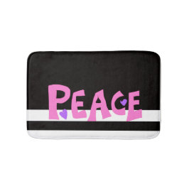 MAZIPOODLES Peace Pink バスマット