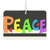 MAZIPOODLES Peace Rainbow カーエアーフレッシュナー (裏面)