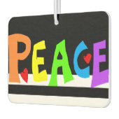 MAZIPOODLES Peace Rainbow カーエアーフレッシュナー (左)