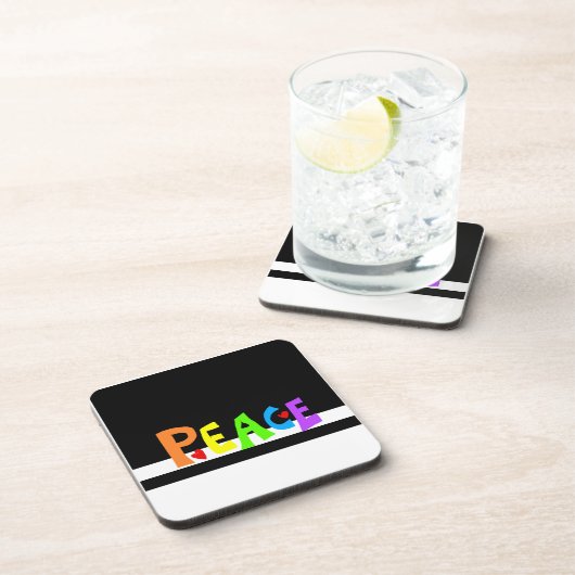 MAZIPOODLES Peace Rainbow コースター (右側)