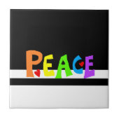 MAZIPOODLES Peace Rainbow タイル (正面)