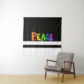 MAZIPOODLES Peace Rainbow タペストリー (インサイチュ)