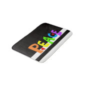 MAZIPOODLES Peace Rainbow バスマット (アングル)