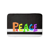 MAZIPOODLES Peace Rainbow バスマット (正面)