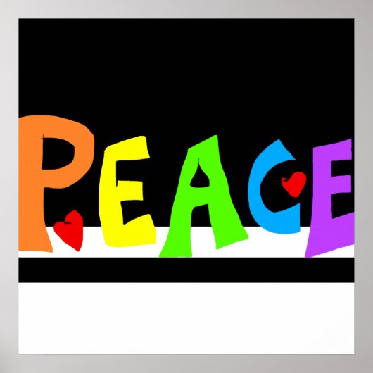 MAZIPOODLES Peace Rainbow ポスター (正面)