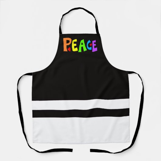 MAZIPOODLES Peace Rainbow 2 エプロン (正面)