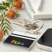 MAZIPOODLES Peace Rainbow 3 キーホルダー (正面右)