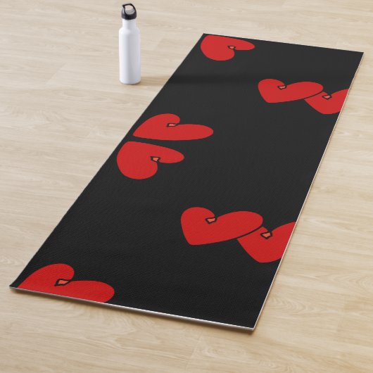 Mazipoodles Red Hearts ヨガマット (インサイチュ)