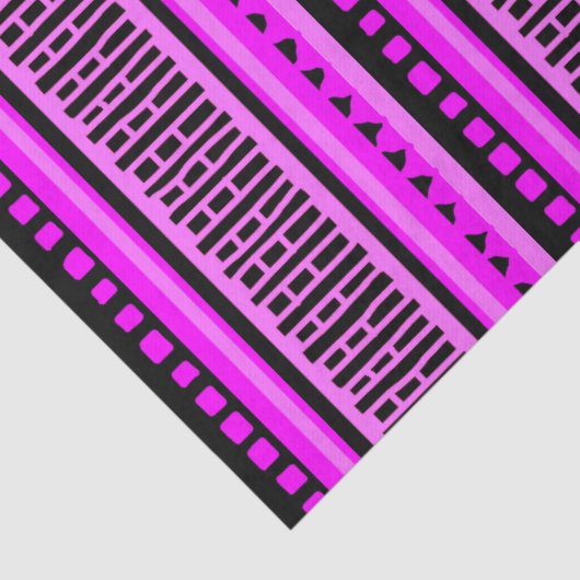 MAZIPOODLES Striped Ribbed Knitting Pattern 001 B  薄葉紙 (詳細)