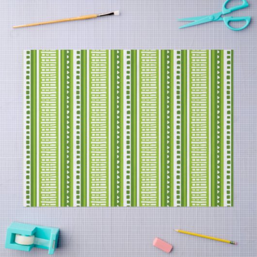 MAZIPOODLES Striped Ribbed Knitting Pattern 080 B  薄葉紙 (クラフト)