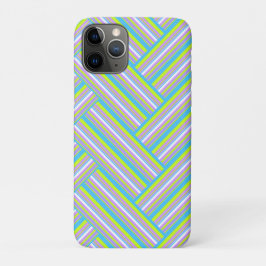 MAZIPOODLES Stripes Spaghetti 54 Herringbone  iPhone 11 Proケース
