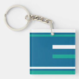 MAZIPOODLES Stripes Spaghetti Teal キーホルダー