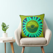 Mazipoodles Sunflower Sunsharine：緑2 クッション (椅子)