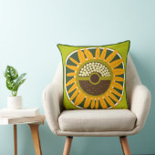 Mazipoodles Sunflower Sunsharine：緑3 クッション (椅子)
