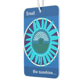 Mazipoodles Sunflower Sunsharine：青1 カーエアーフレッシュナー (左)