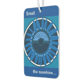 Mazipoodles Sunflower Sunsharine：青2 カーエアーフレッシュナー (左)