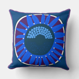 Mazipoodles Sunflower Sunsharine：青3 クッション