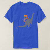 MB恐竜Dino自転車マウンテンサイクリングスポーツ Tシャツ (デザイン正面)