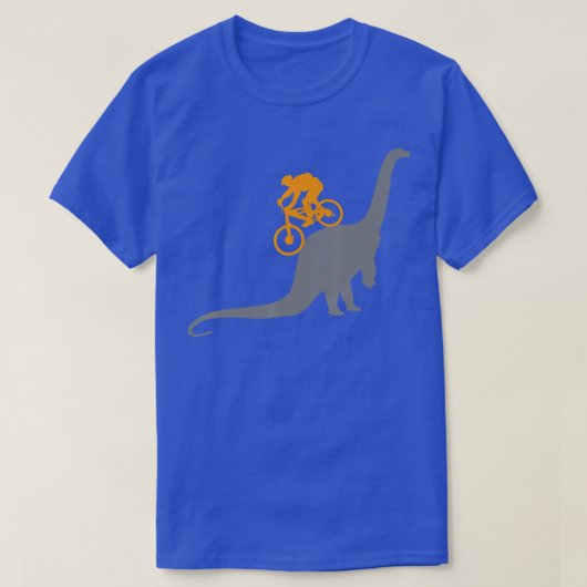 MB恐竜Dino自転車マウンテンサイクリングスポーツ Tシャツ (デザイン正面)