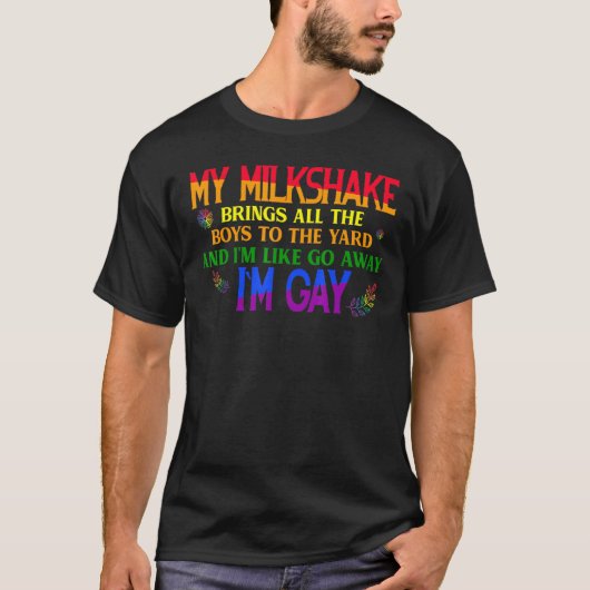 Mb35 レズビアン フラッグ ゲイ プライド マンス レインボー Lgbt Que Tシャツ (正面)