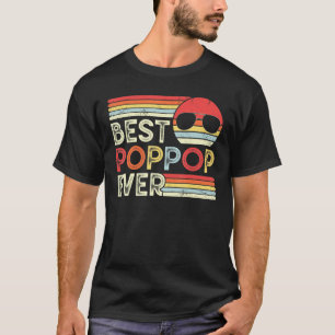 Mb35 ヴィンテージ最高のポップポップ ever 父の日の祖父母 tシャツ