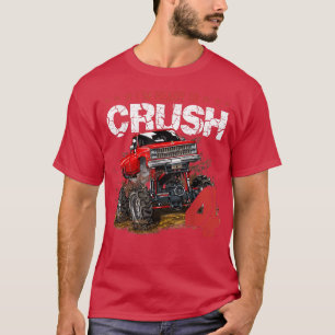 mb 4th Birthday I'm Ready Crash Monster Truck Boys Tシャツ