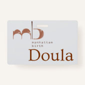 MB Doula Badge バッジ (正面)