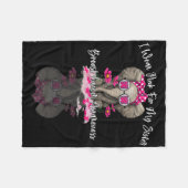 Mb I衣服ピンク姉の象の胸カンス フリースブランケット (正面(横))