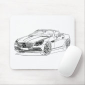 MB SLK 2012年 マウスパッド (マウス)