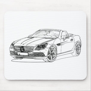 MB SLK 2012年 マウスパッド