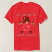 mb Thug Gnome Buffalo Plaid Christmas Light Ugly S Tシャツ (デザイン正面)
