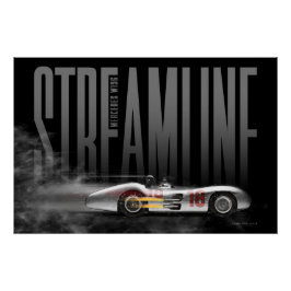 MB W196 Streamline ポスター