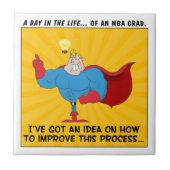 MBAの卒業生はすべての問題に答えを知っています タイル (正面)