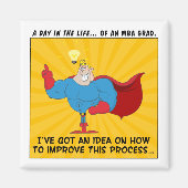 MBAを取得したすべての問題の答えを知る マグネット (正面)