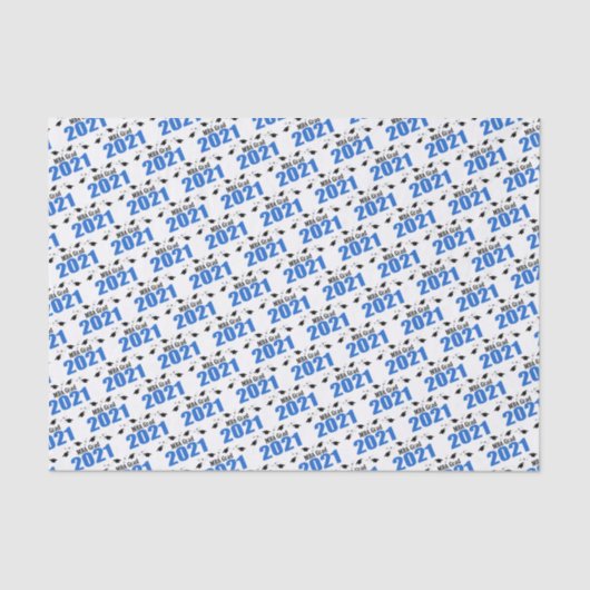 MBAグラード2021卒業ティッシュペーパー（青） 薄葉紙 (正面)